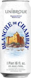 Unibroue Blanche de Chambly 16oz can