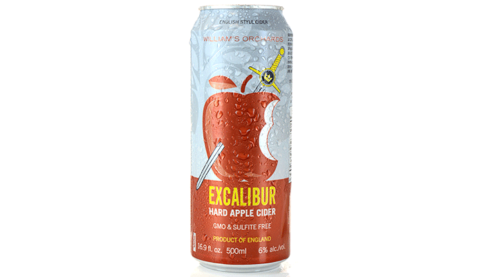 William’s Orchards Excalibur Hard Apple Cider