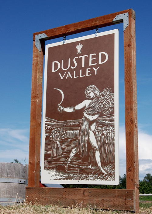 Dusted Valley_Walla Walla Tasting Room Sign
