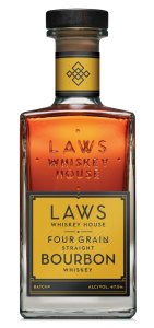 LAWS 4 grain bourbon bottle